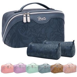 Travel Makeup Bags Cosmetic Organizer Bag: 3-set Large Capacity Make Up Bag -🌻